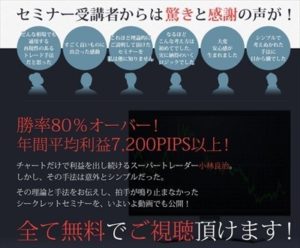 小林式FXチャート売買セミナー 夢丸インベストメント株式会社 批評
