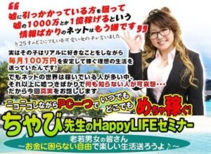 ちゃび先生のHappyLIFEセミナー Chunk of Chance合同会社 批評