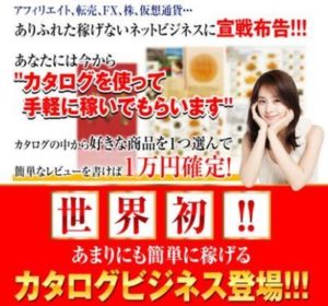 森下博さんのカタログビジネスモデルとは？レビューで１万円貰えたら苦労しないのでは・・？